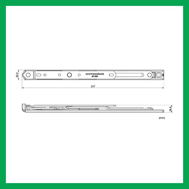 Thông số kỹ thuật Bản lề chữ A AP 300