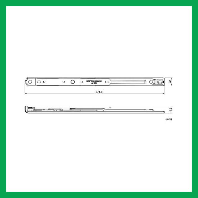 Thông số kỹ thuật Bản lề chữ A AP 350