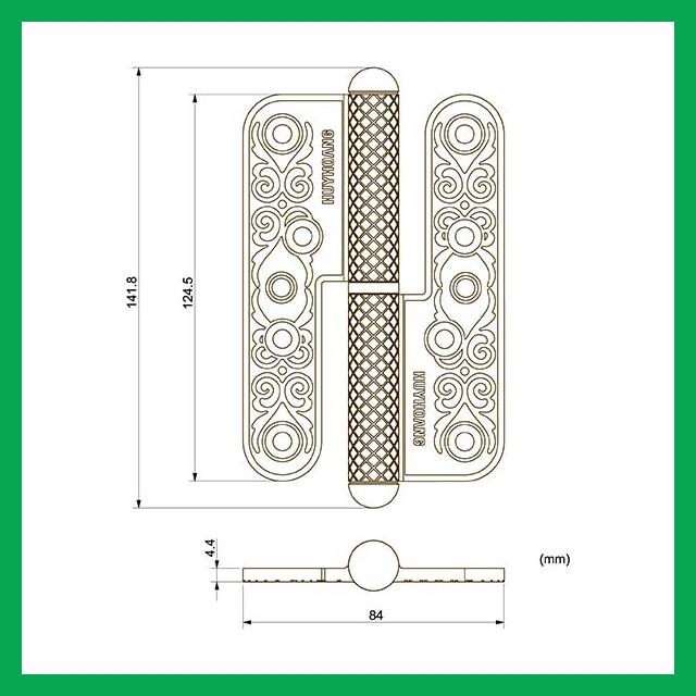 Thông số kỹ thuật Bản lề cối HCP-2901