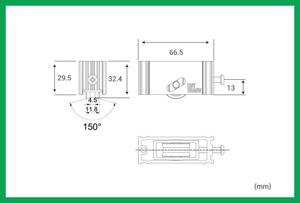 Thông số kỹ thuật Bánh xe đơn cửa trượt Xingfa