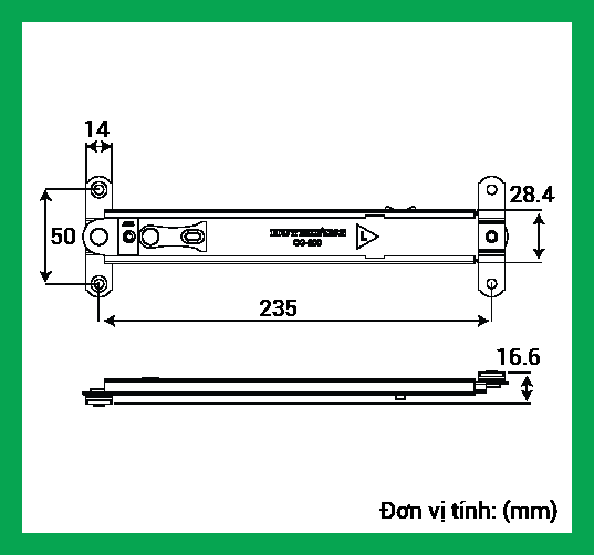 Thông số kỹ thuật Chống gió CG250