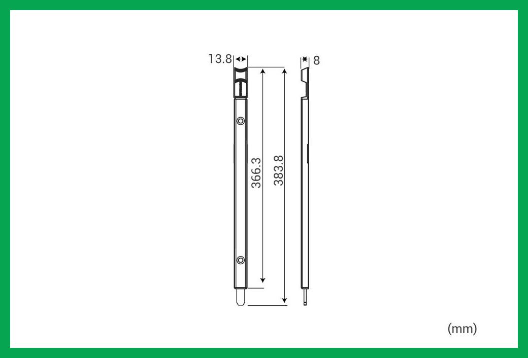 Thông số kỹ thuật Chốt AP 350 Sơn đen