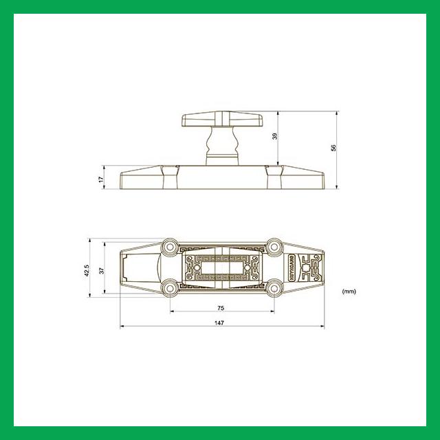 Thông số kỹ thuật Chốt Cremone HC2802