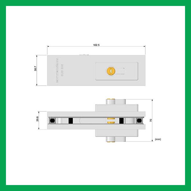 Thông số kỹ thuật Kẹp kính khóa 05 Vàng