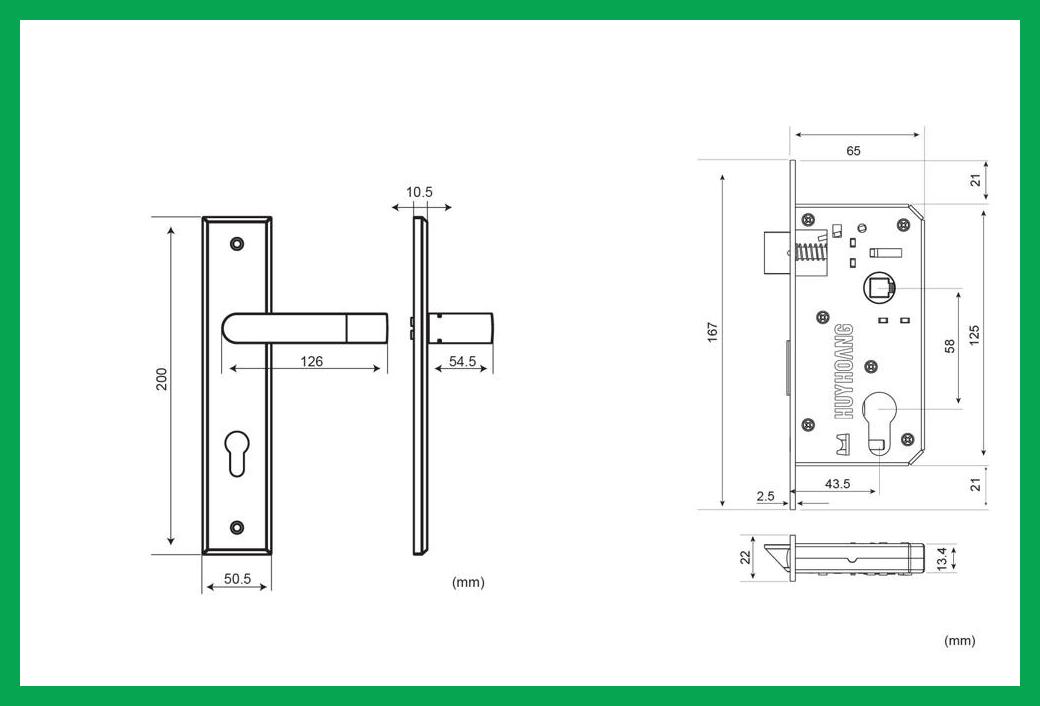 Thông số kỹ thuật Khóa tay nắm SS 5810 mạ đồng đen