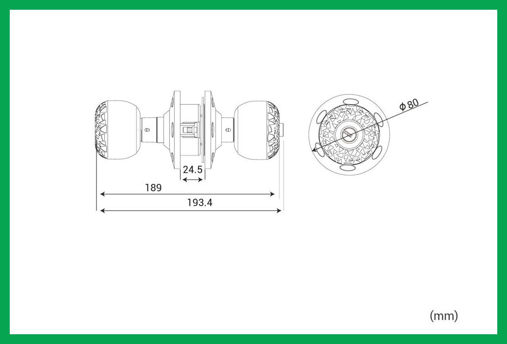 Thông số kỹ thuật Khóa tay nắm tròn HC 17