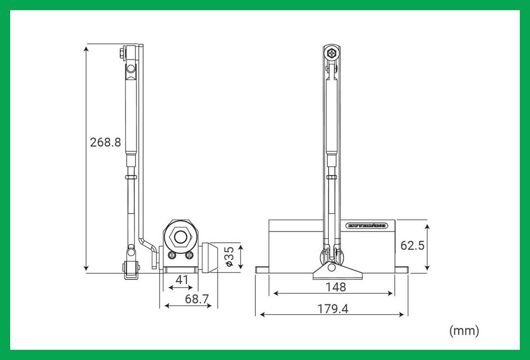 Thông số kỹ thuật Tay co thủy lực TC01 Huy Hoàng