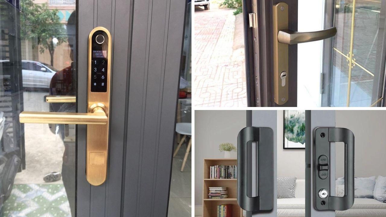 Các Loại Khóa Cửa Nhôm Kính Phổ Biến
