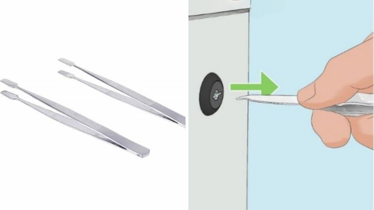 Cách Mở Khóa Tủ Không Cần Chìa Khóa Bằng Nhíp