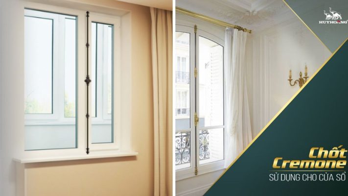 Chốt cremone cho cửa sổ