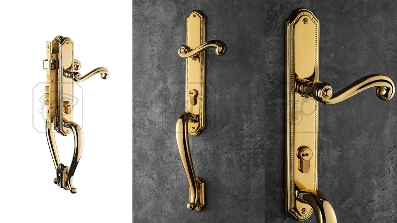 Khóa Tay Nắm HC 85 PRINCE Đại Sảnh PVD Gold