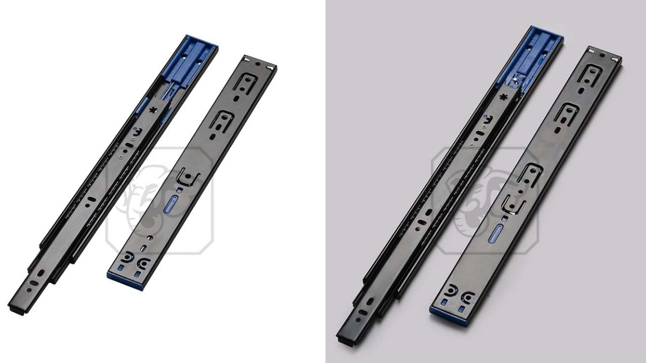Ray Trượt Giảm Chấn 350 Đen