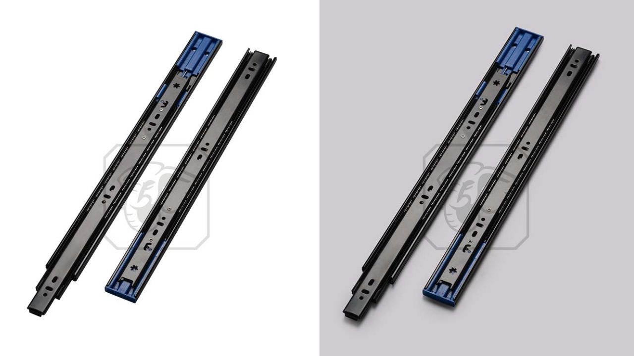 Ray Trượt Giảm Chấn 400 Đen