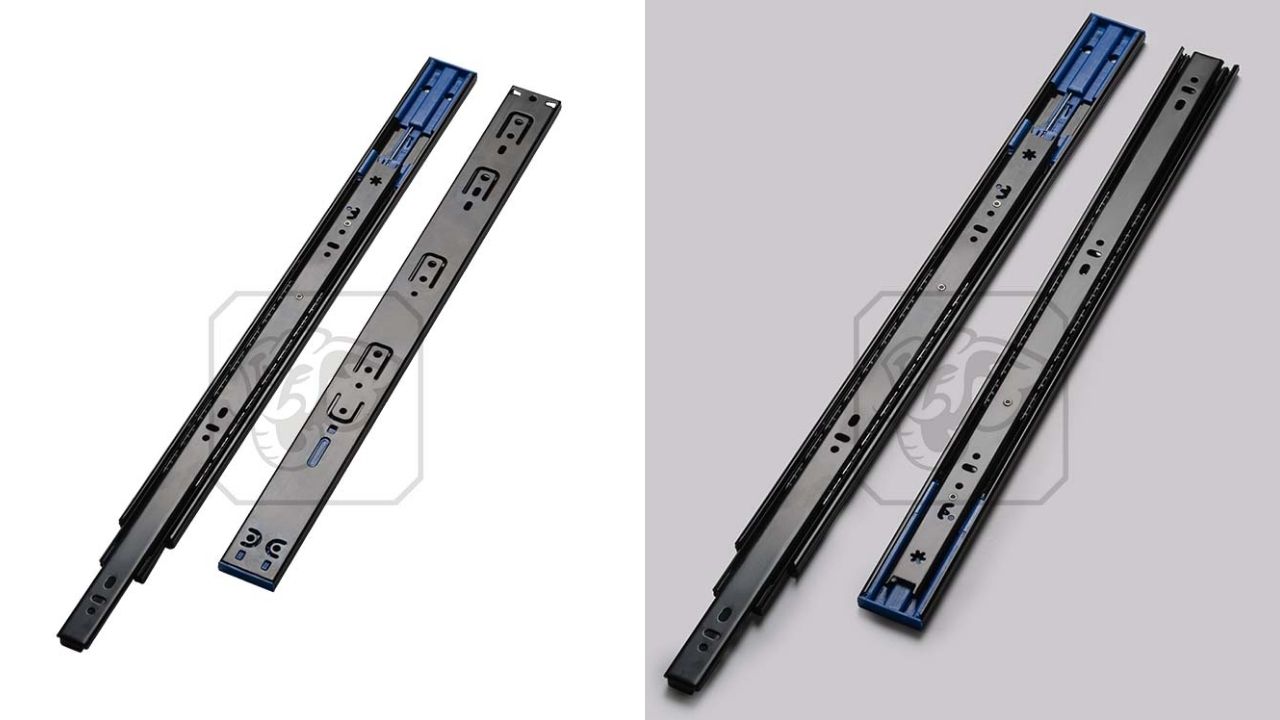 Ray Trượt Giảm Chấn 450 Đen