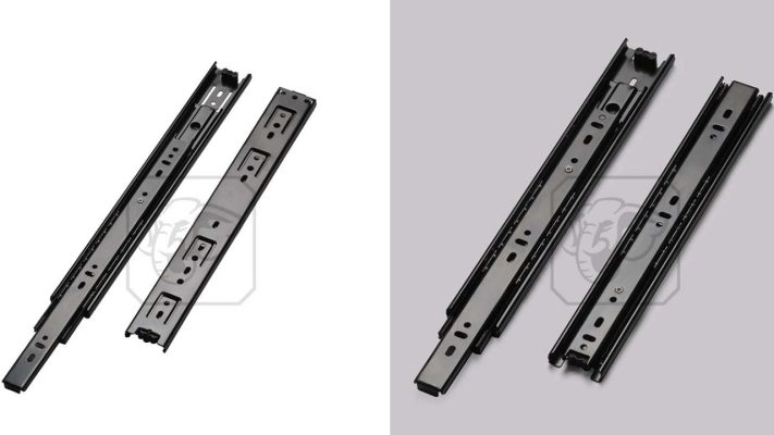 Ray Trượt Không Giảm Chấn 350 Đen