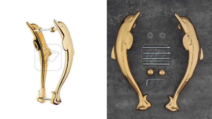 Tay nắm cửa DOLPHIN PVD Gold