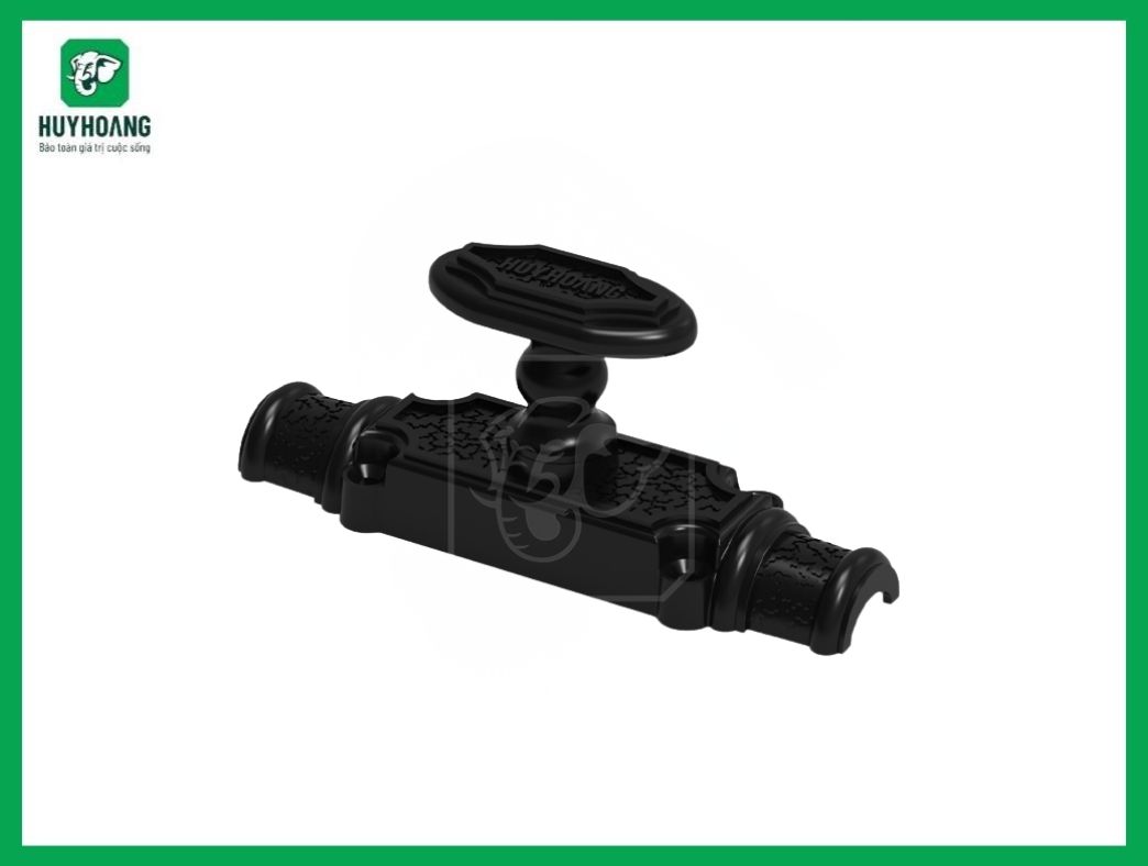 Chốt Cremone 02 Sơn Đen Huy Hoàng Chốt Cremone 02 Sơn Đen Huy Hoàng