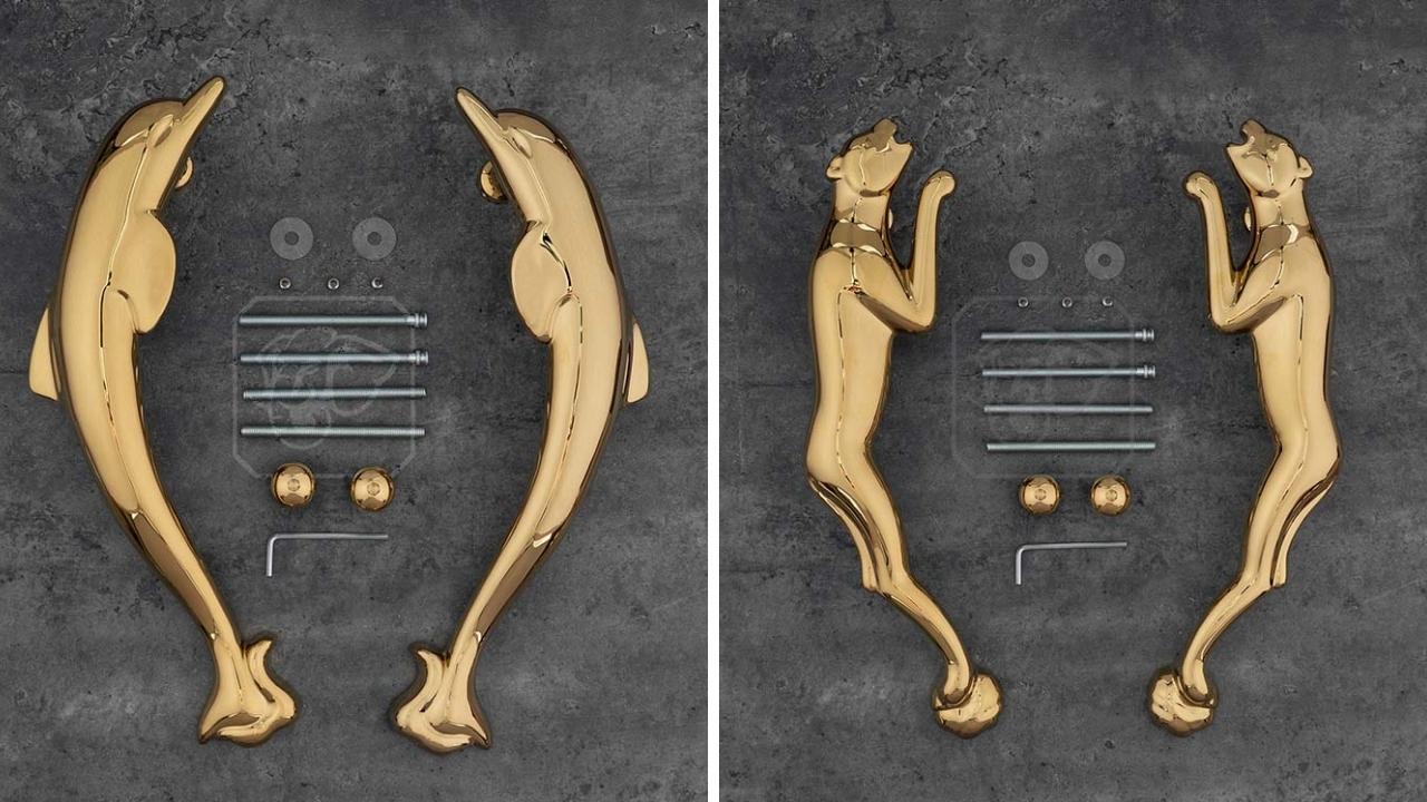 Tay nắm cửa châu âu DOLPHIN & JAGUAR Huy Hoàng
