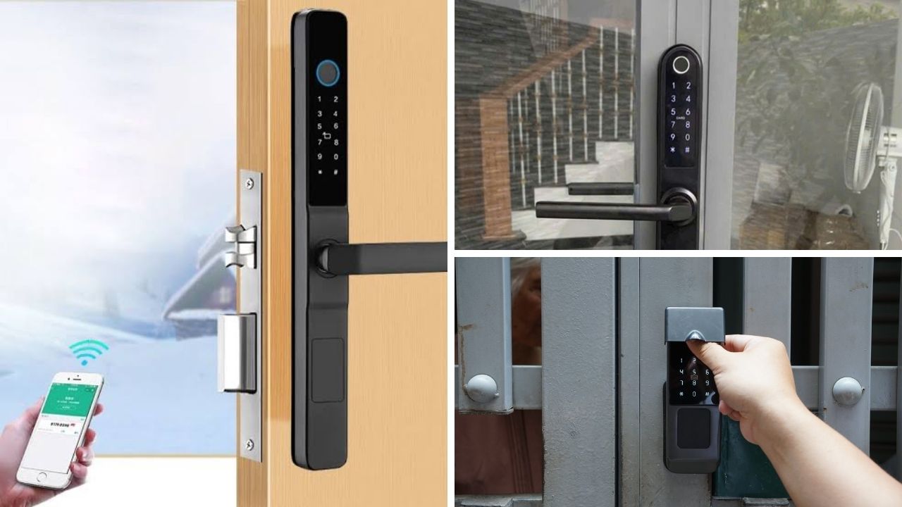 Khóa vân tay có thể lắp đặt được cho những loại cửa nào?